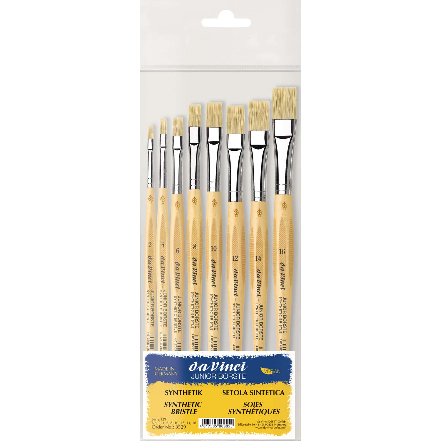 Da Vinci Paint Brush store Lot of 4